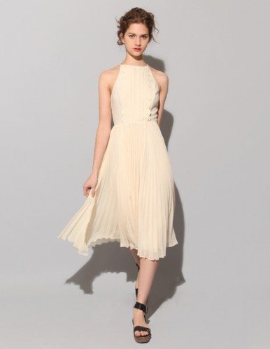 Scalloped beige dress 184 at